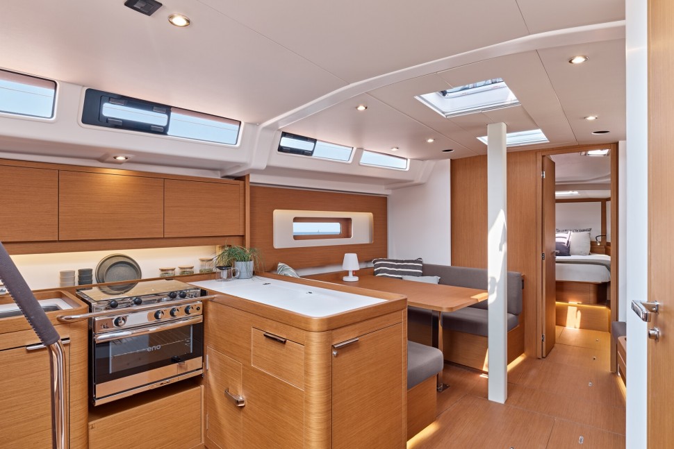 Beneteau First 44 17 interior galley